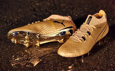 football cleats gold